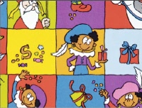 Thema kadopapier zoals Kinderpapier , Sinterklaaspapier , Kerstpapier.