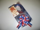 Rood Wit Blauw Vlaggen treklint  Groot 31 mm