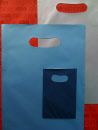 Cartaluce Lux metallic folie draagtassen met handgreep