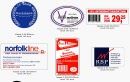 Cartaluce.nl . voorbeelden stansvormen serie C folie druk stickers . klik op het plaatje en dia button.  